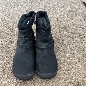 JBU Black Ankle Boots for Women